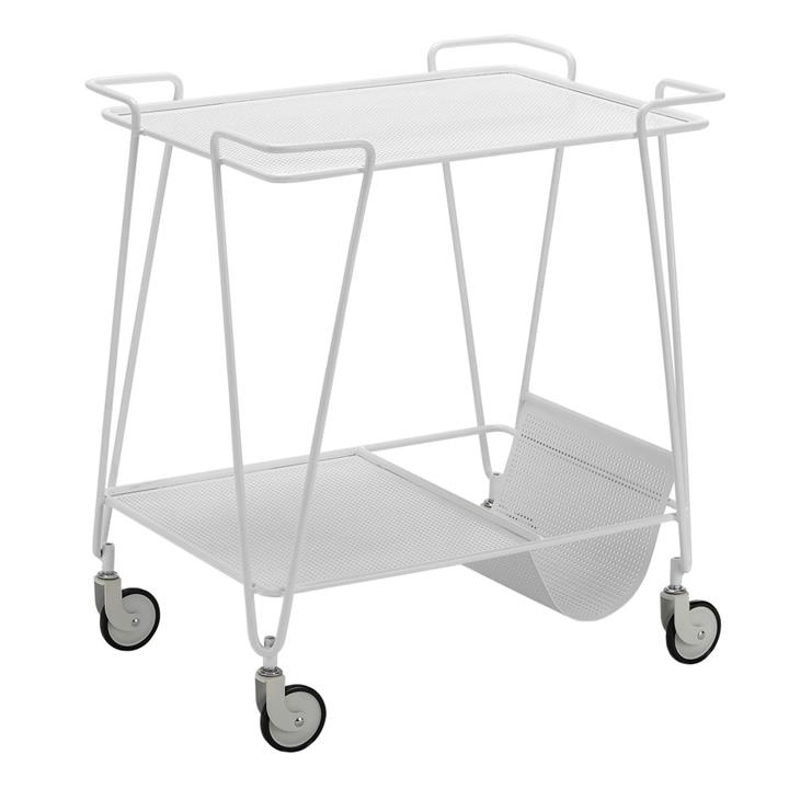 Kian Replica Mategot Steel Bar Cart in Sage by Eastern Warehouse by