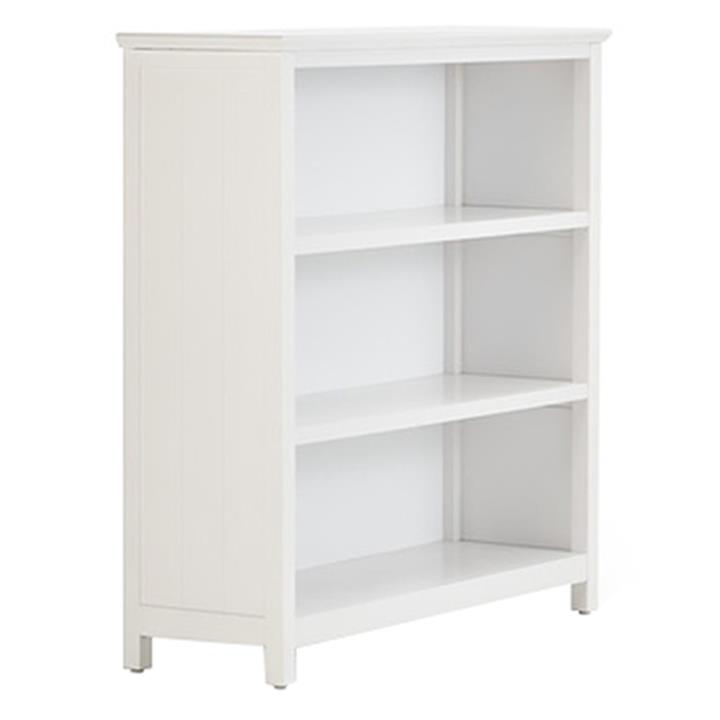Hampton Bookcase, 3 Shelves in White by Bedtime by Bedtime Style