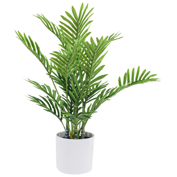 Maine & Crawford Potted Real Touch Artificial Mini Palm Tree, 40 cm by