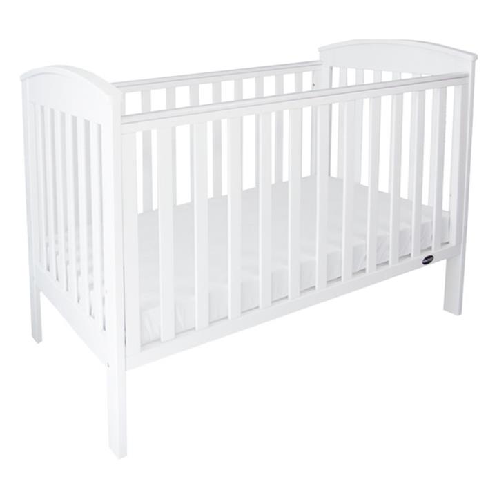 Classic Curve Cot in White by Babyhood by Babyhood Style Sourcebook
