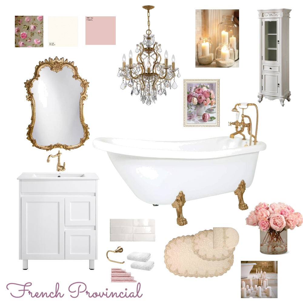 French Provincial Mood Board Interior Design Mood Board by