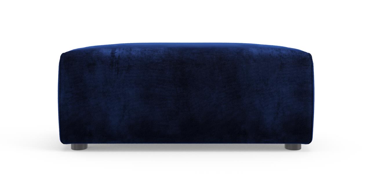 Drake Ottoman Bayou Blue by Brosa Style Sourcebook