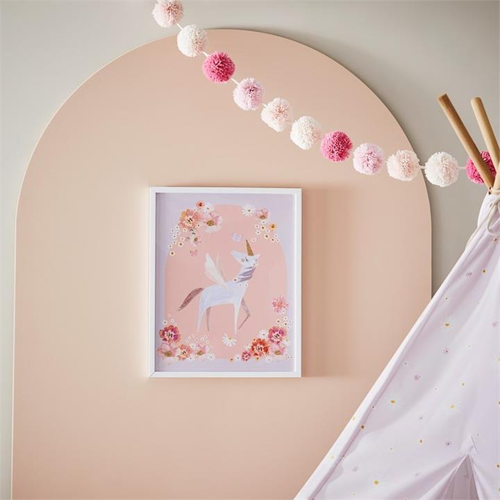 Adairs Kids Unicorn Garden Wall Art Unicorns by Adairs Kids Style