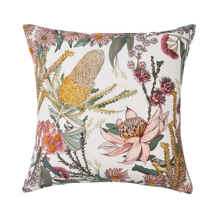 Adairs Outdoor Cushion S21 Bushlands Check 50x50cm Bushlandscheck by