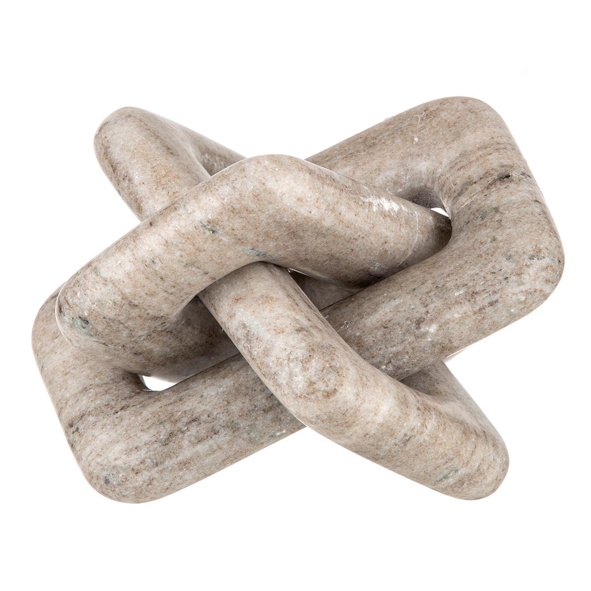 Knot Sculpture 20x18cm in Beige by OzDesignFurniture Style Sourcebook