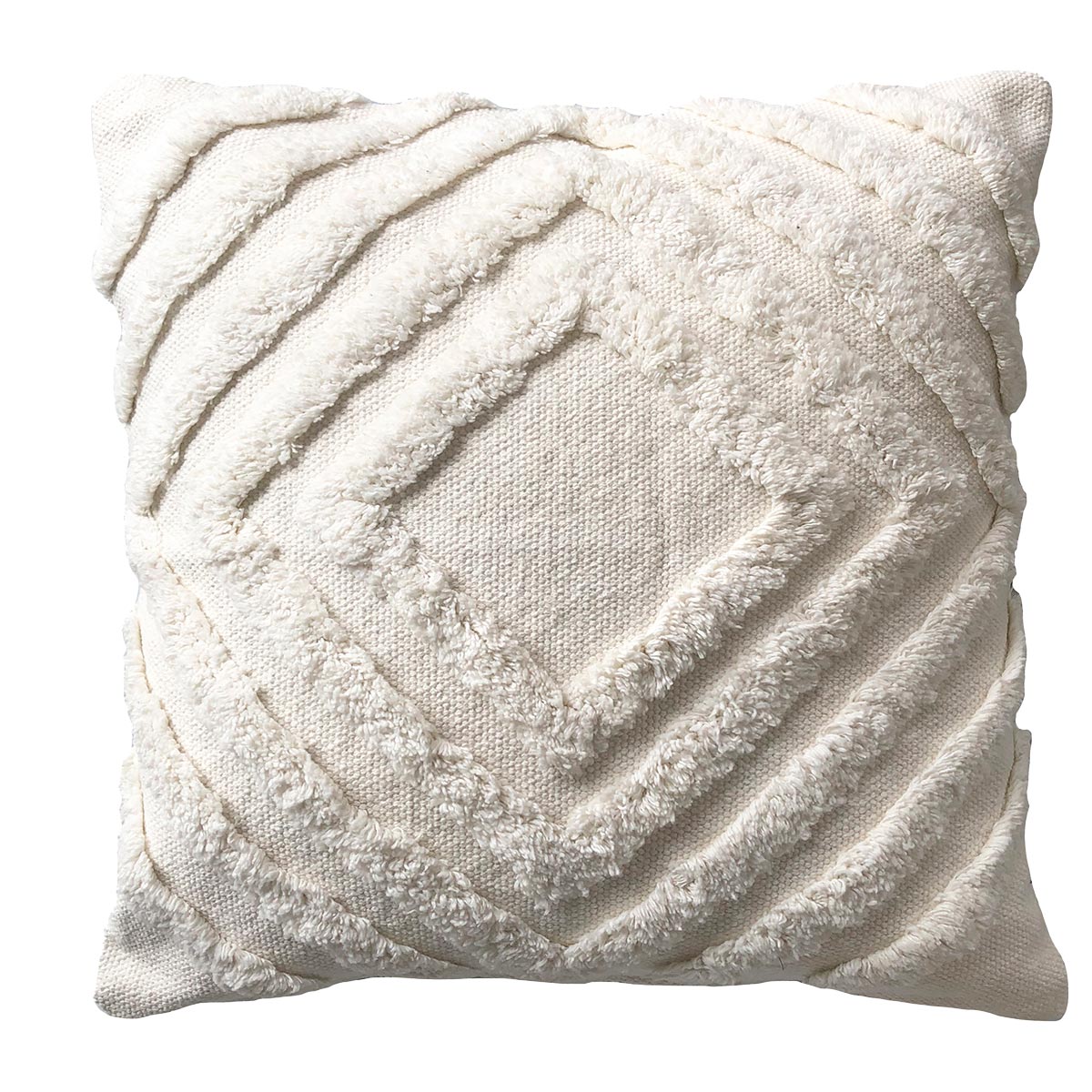 OSAKA FEATHER FILL CUSHION 50X50CM in cream by OzDesignFurniture Style Sourcebook