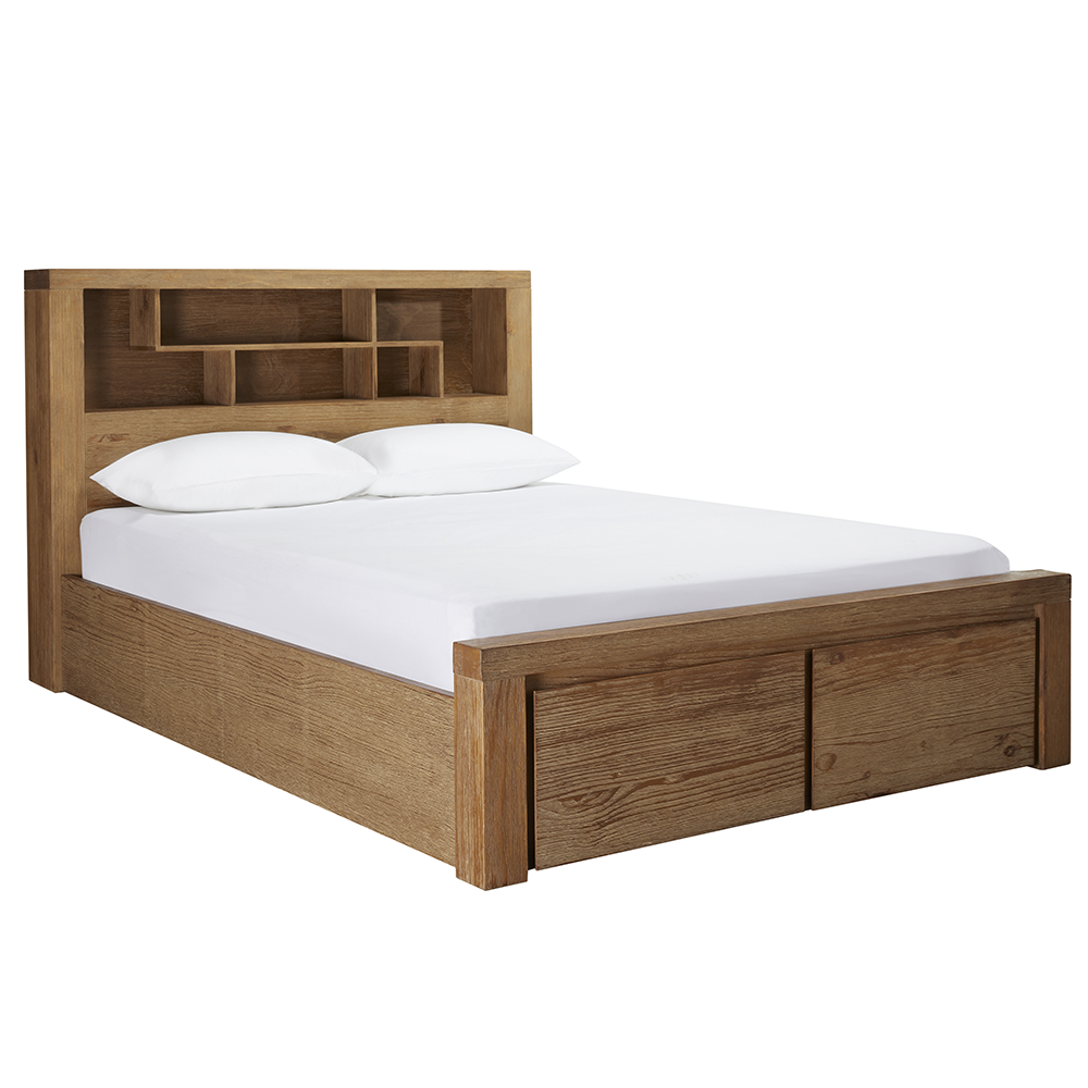 Hobart Bookend Bed Queen by James Lane Style Sourcebook