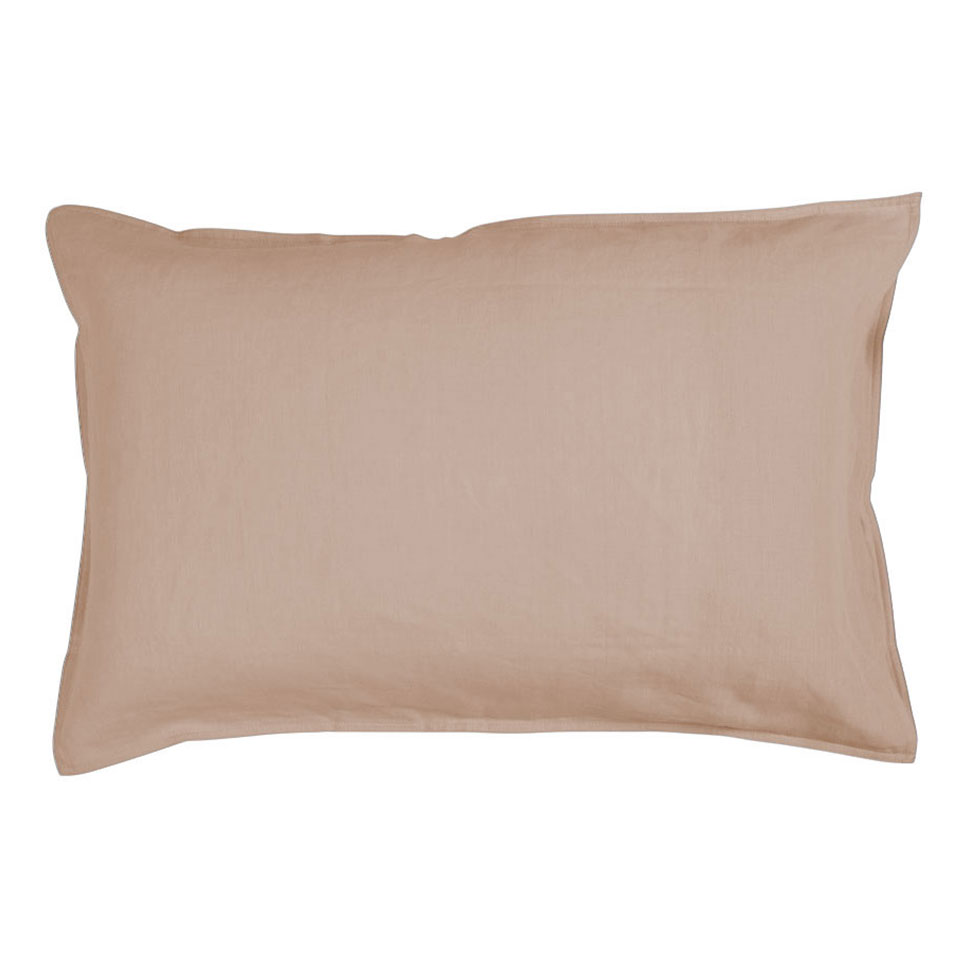 In the Sac Linen Pillowcase Set Teak Standard by James Lane Style
