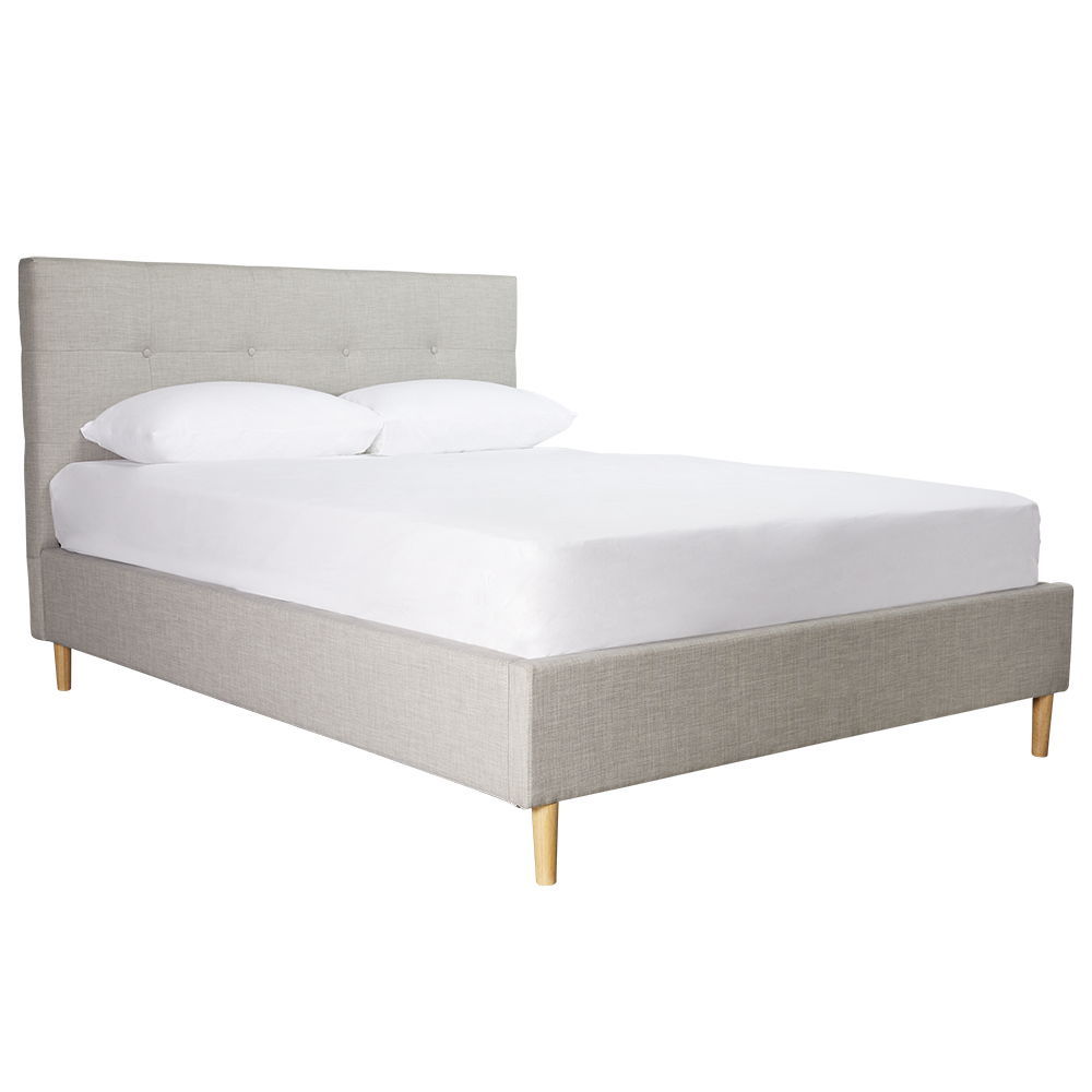 Talia Bed Frame Light Grey by James Lane Style Sourcebook
