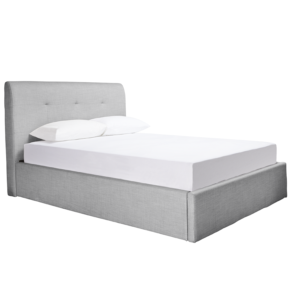 Terrigal Bed Frame Light Grey by James Lane Style Sourcebook