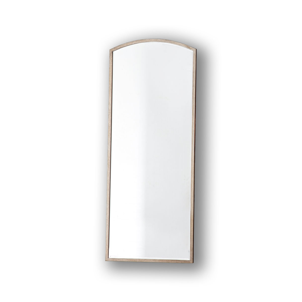 Paris Arch Leaner Mirror Antique Silver 150cm x 60cm by Luxe Mirrors