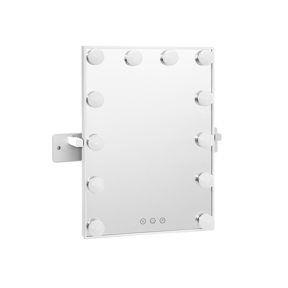 Wall Mounted Hollywood Makeup Mirror by Luxe Mirrors Style Sourcebook