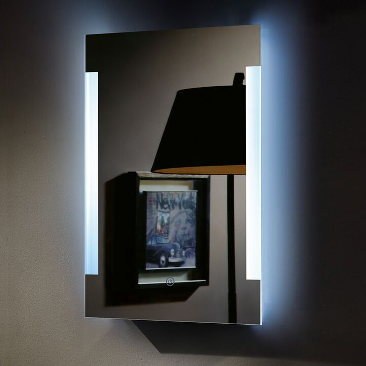 Ringo LED Frontlit Mirror 50cm x 70cm by Luxe Mirrors Style Sourcebook
