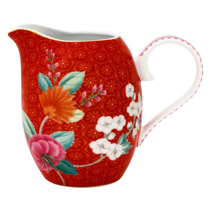 Blushing Birds Milk Jug in Dark Red by Pip Studios by Pip Studios