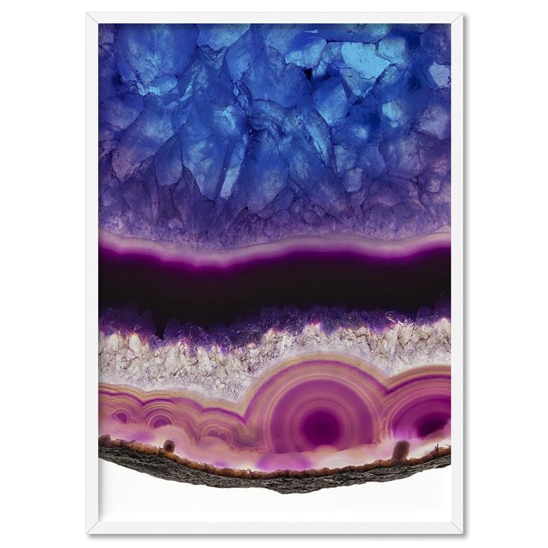 Agate Slice Geode Multicolour - Art Print by Print and Proper | Style