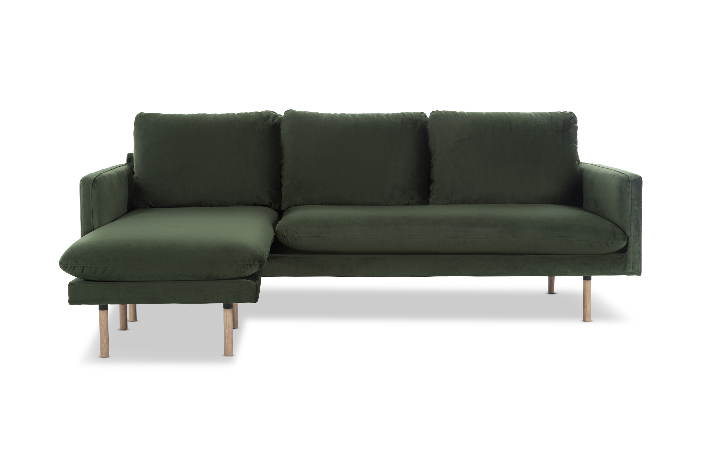 Frankie Reversible Scandi Sofa Green Fabric By Lounge Lovers By Lounge Lovers Style Sourcebook