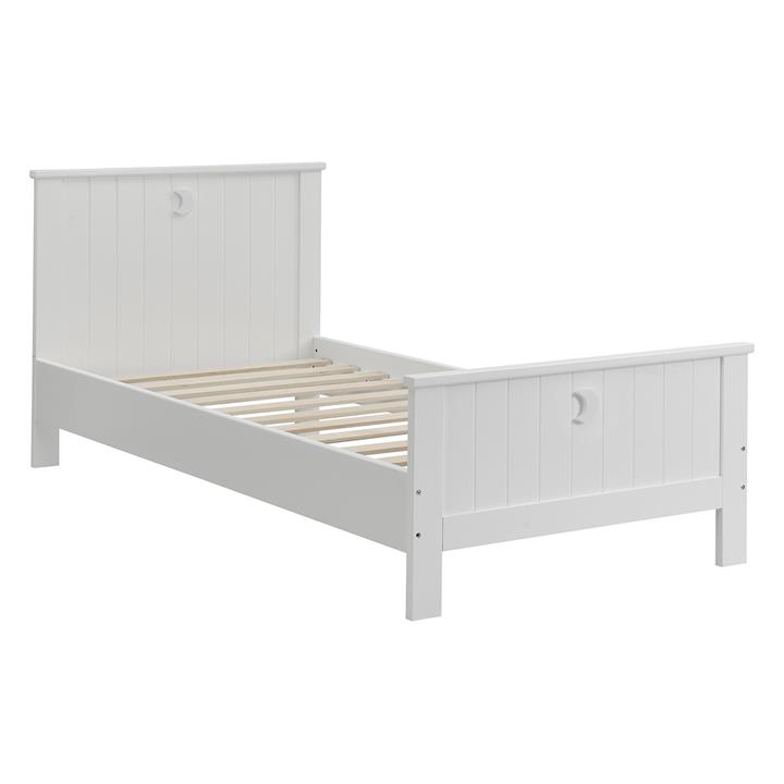 Aspen Single Bed Frame in White by U.S Designs by U.S Designs Style