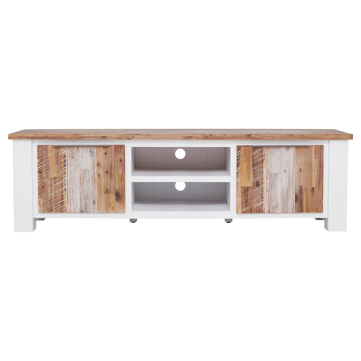 Finn Entertainment Unit 180Cm in Rustic Two Tone by OzDesignFurniture