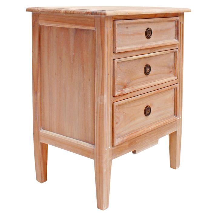 Hampton Bedside Table in Timber by Hudson Furniture by Hudson Furniture