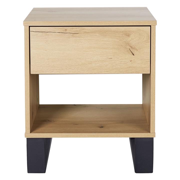 Freelin Bedside Table in Oak by HEQS by HEQS Style Sourcebook