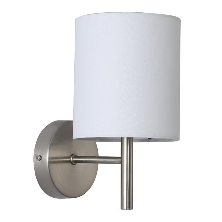 Blanche Wall Light in Chrome/White by Lexi Lighting by Lexi Lighting Style Sourcebook