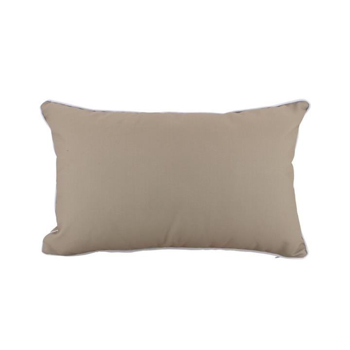 Minell Plain Outdoor Lumbar Cushion, Latte by NF Living Style Sourcebook