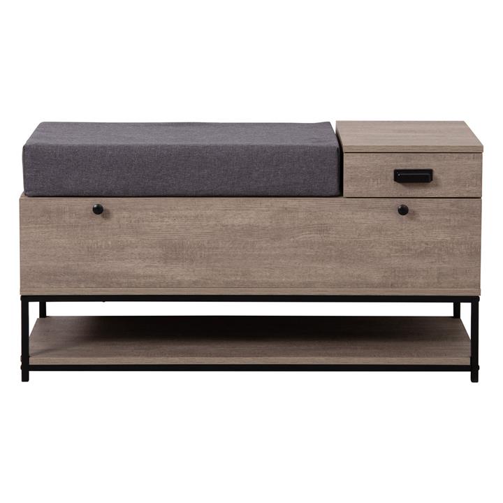 Fulton Storage Bench with Seat in Oak by U.S Designs by U.S Designs