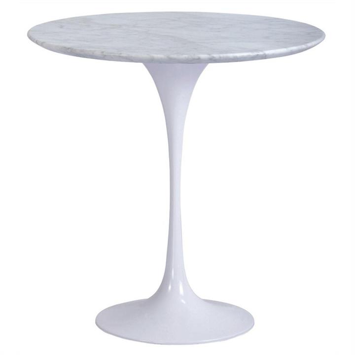 Replica Tulip Marble Top Round Side Table by Conception Living Style