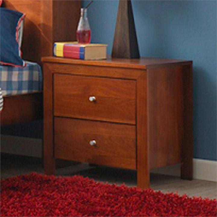 Tiarra Solid Pine Timber Bedside Table by Glano Style Sourcebook