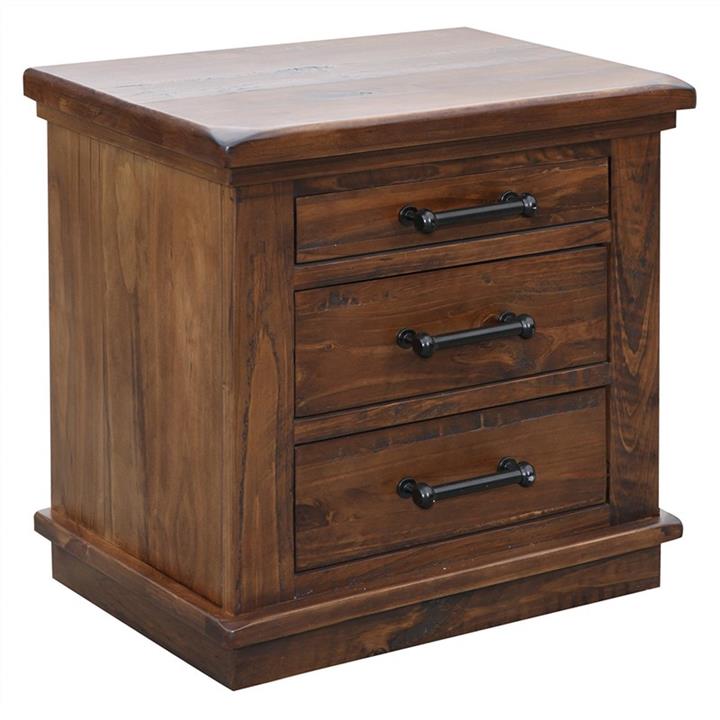 Artemis Pine Timber Bedside Table by Mossel Dalton Style Sourcebook