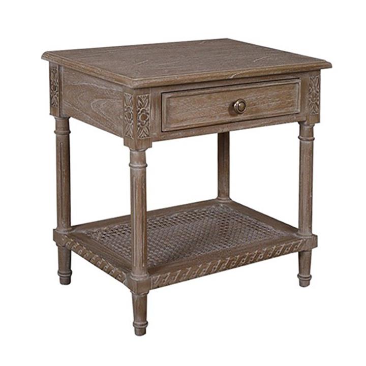 Polo Wooden Side Table Oak Wash by Diaz Design Style Sourcebook