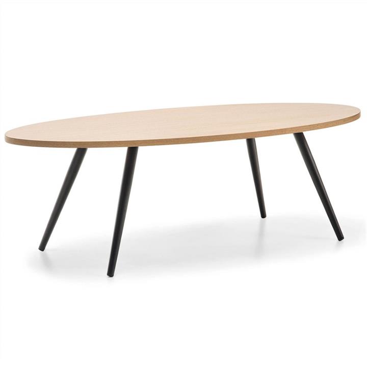 Dizzy 120cm Oval Coffee Table Black by FLH Style Sourcebook