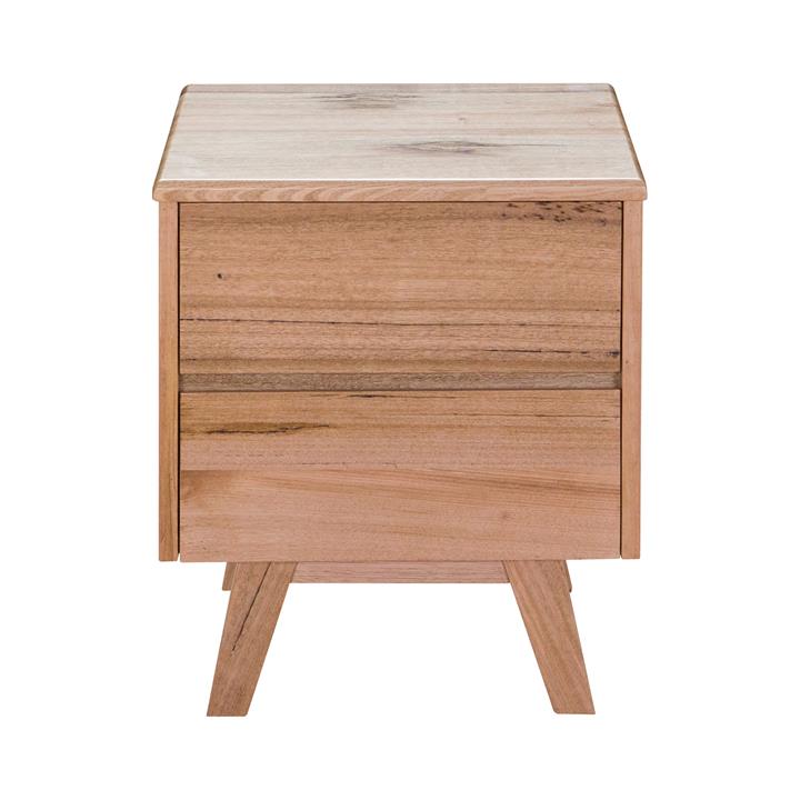 Wade Tasmanian Oak 2 Drawer Bedside Table by OZW Furniture Style