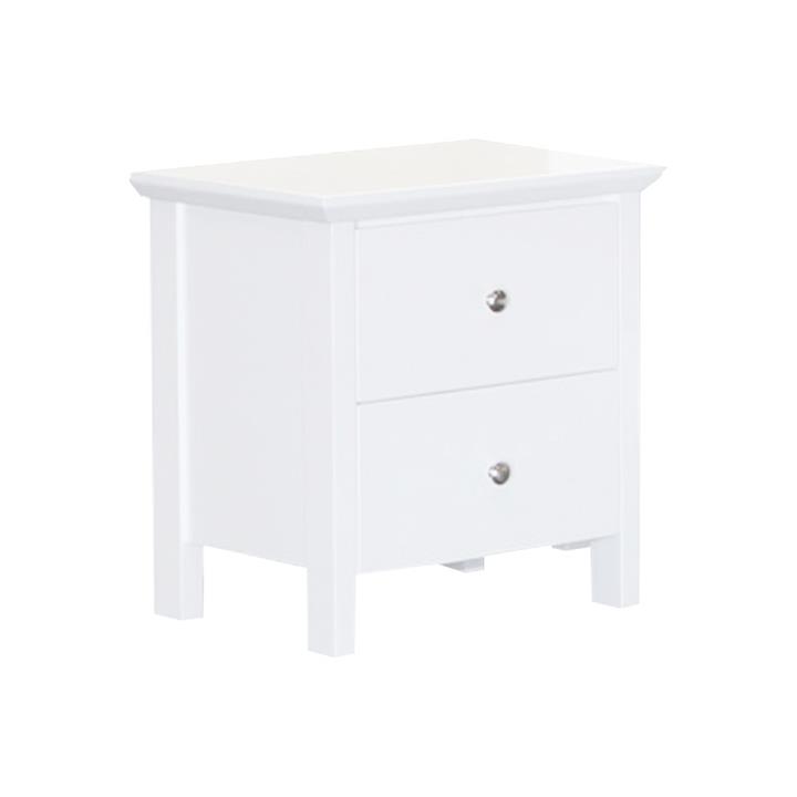 Nicky Wooden 2 Drawer Bedside Table by MATF Furniture Style Sourcebook