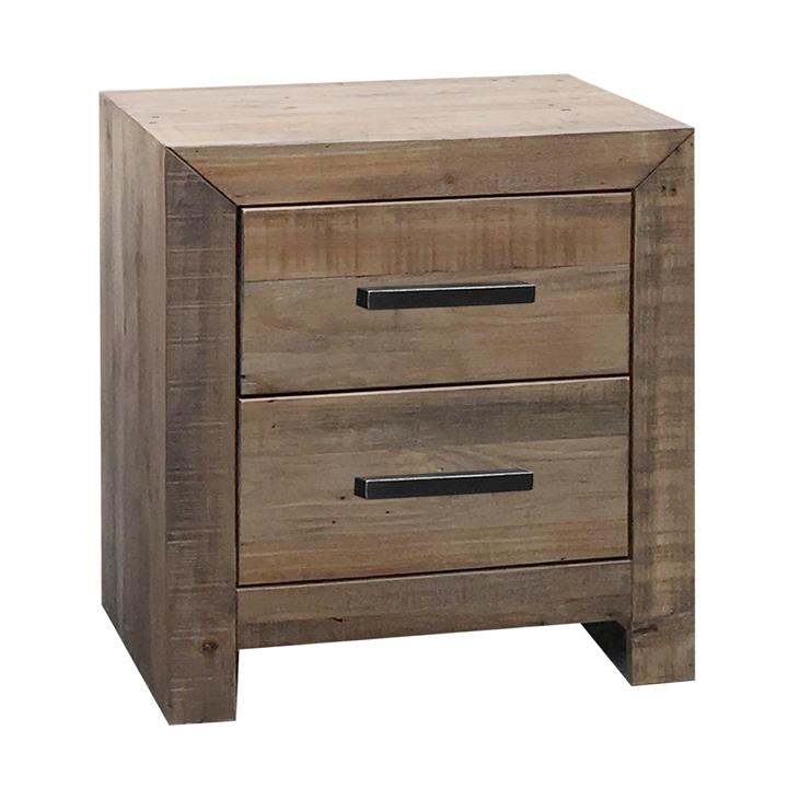 Aurora Pine Timber Bedside Table by Mossel Dalton Style Sourcebook