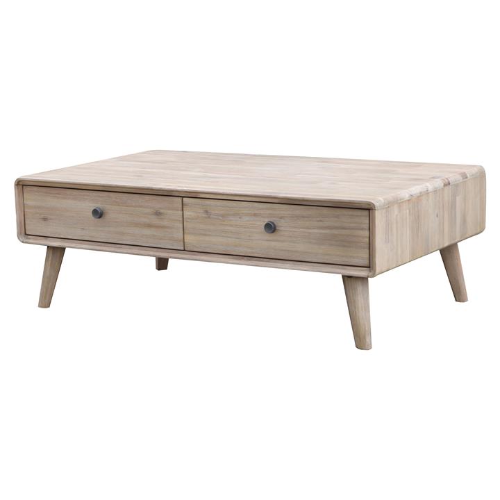 Vasto Acacia Timber Coffee Table, 120cm by Mossel Dalton Style Sourcebook