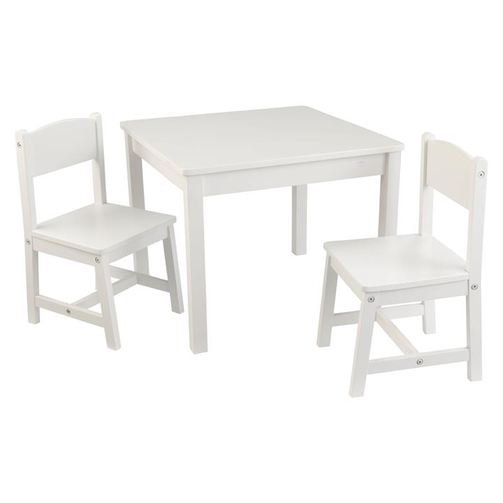 Kidkraft Aspen Table and 2 Chairs White by KidKraft Style Sourcebook