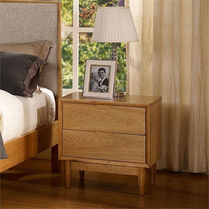 Betty II Poplar Timber Bedside Table by St. Martin Style Sourcebook