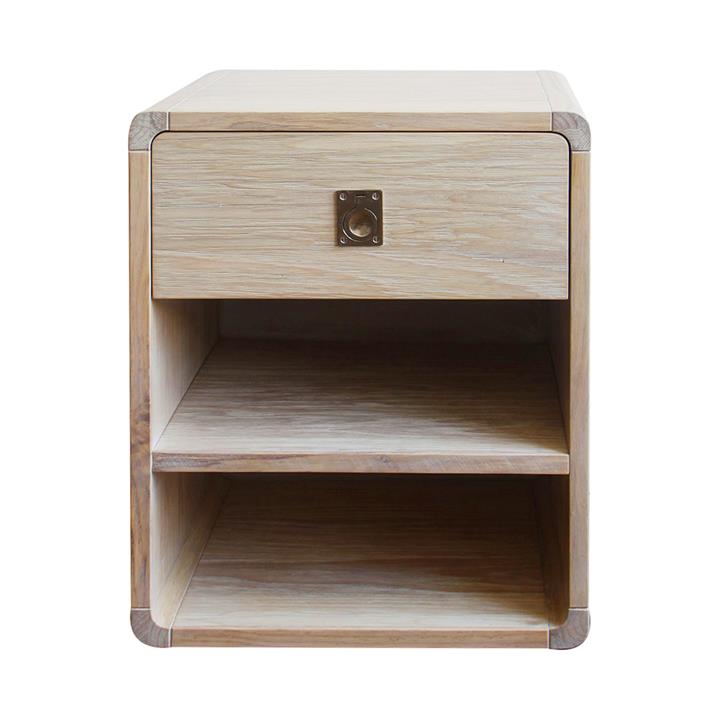 Jarod Mountain Ash Timber Bedside Table by Hanson & Co. Style Sourcebook