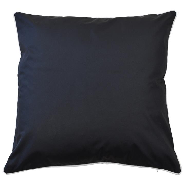 Monte Carlo Outdoor Scatter Cushion Cover, Black by COJO Home Style