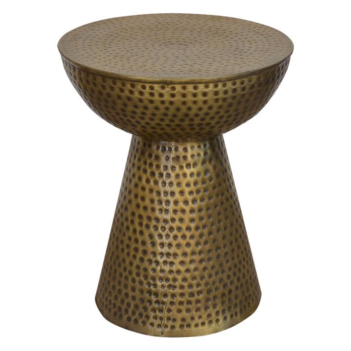 Bedouin Handmade Side Table in Gold by Phil Bee Interiors by Phil Bee