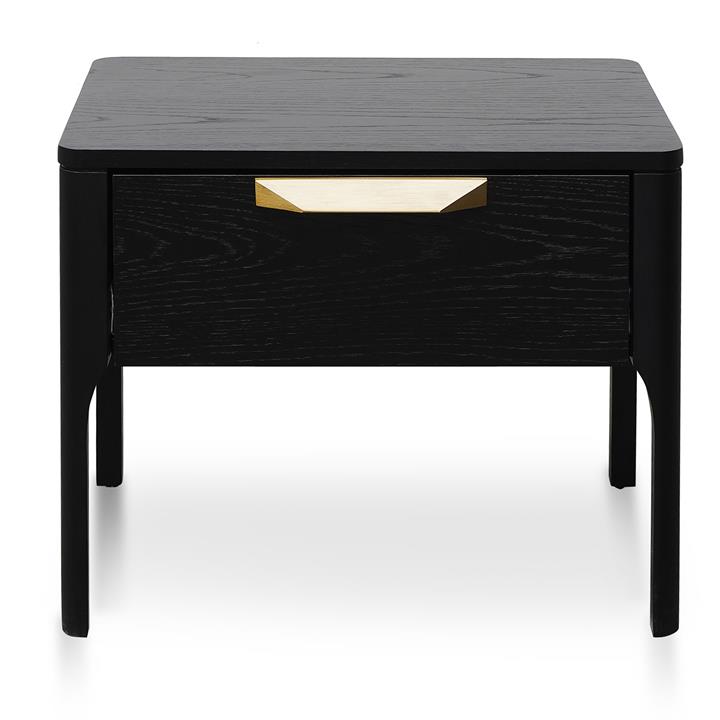 Rognan Wooden Bedside Table, Black by Conception Living Style Sourcebook