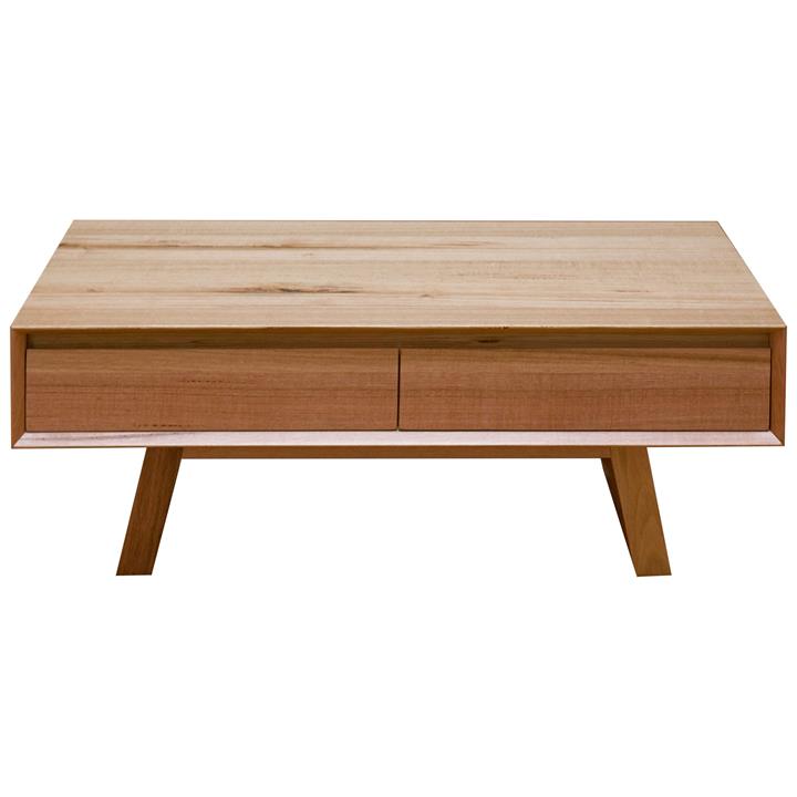 Chester Tasmanian Oak 2 Drawer Coffee Table, 120cm by OZW Furniture