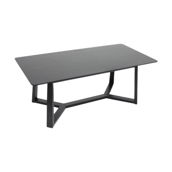 Waco Wooden Coffee Table, 120cm, Black by Ingram Designer Style