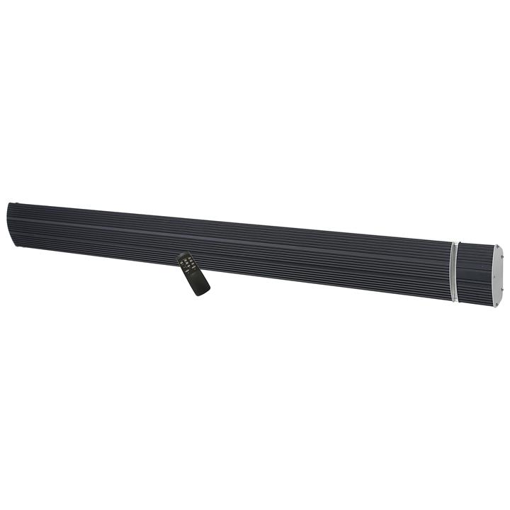 Ventair Heatwave Pro Wall / Ceiling Mount Outdoor Radiant Strip Heater with Remote Control
