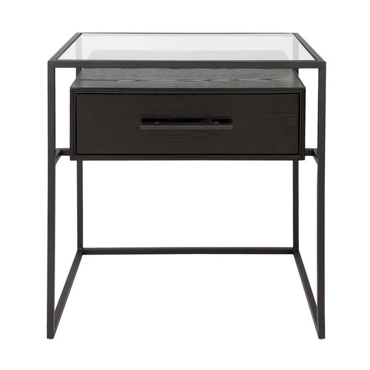 Vogue Bedside Table, Small, Black by Cozy Lighting & Living Style Sourcebook