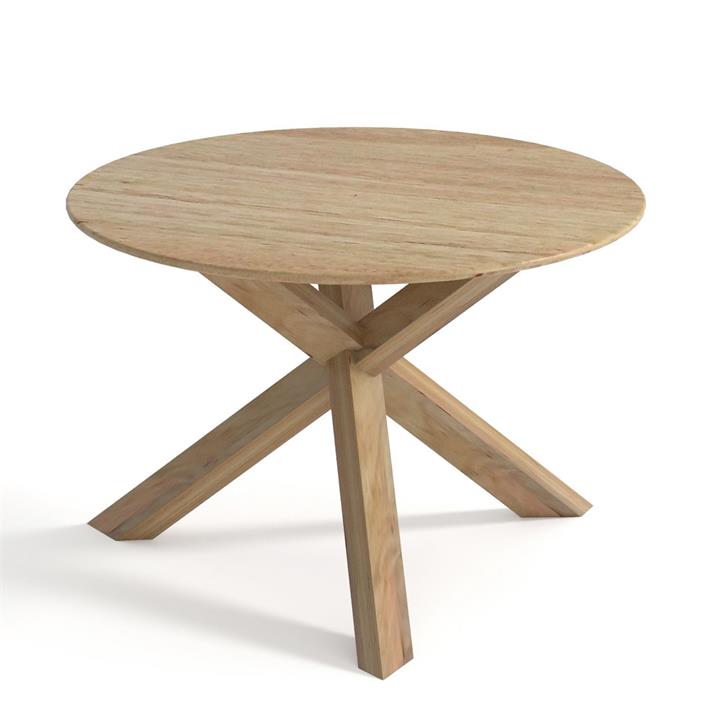 Mallorca Messmate Timber Round Lamp Table by Manor Pacific Style
