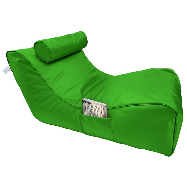 Panama Fabric Indoor / Outdoor Bean Bag Cover, Green by Mio Lusso