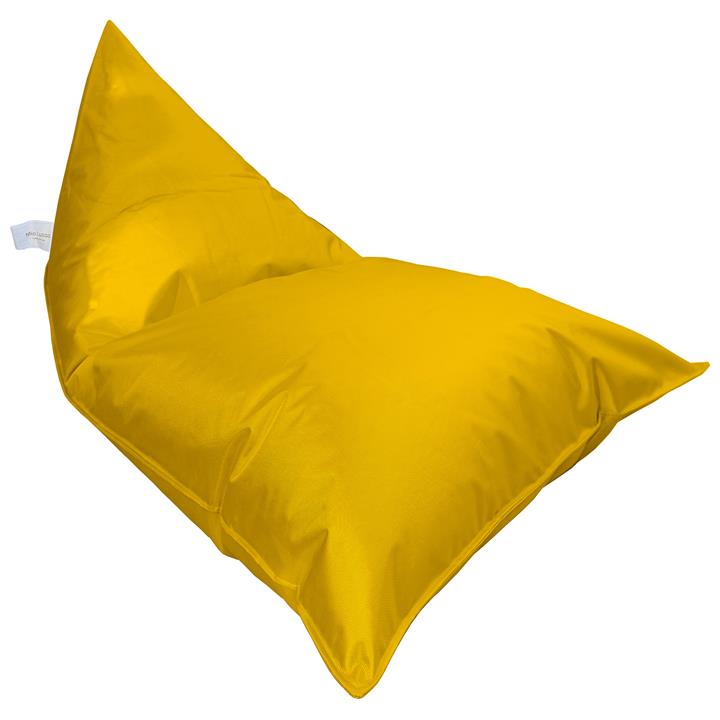 Malibu Fabric Indoor / Outdoor Bean Bag Cover, Yellow by Mio Lusso