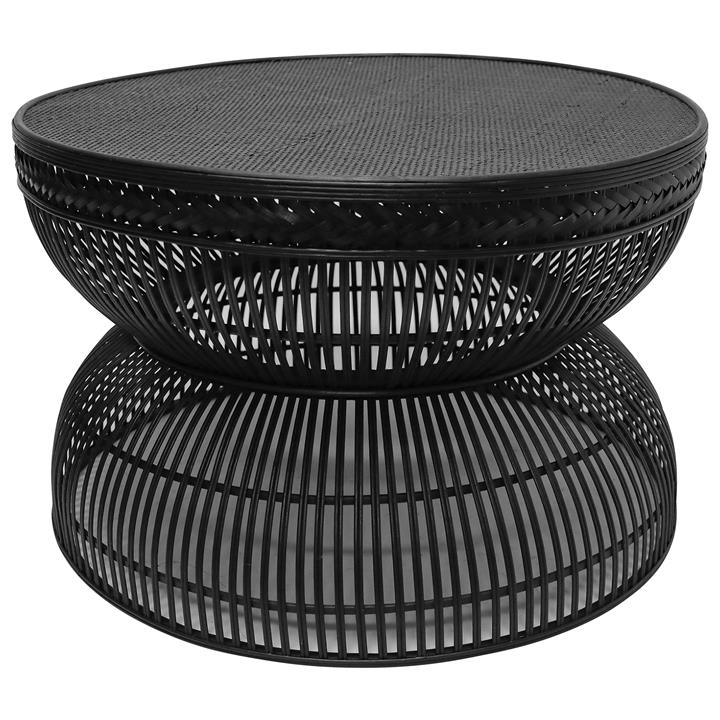 Noula Rattan Round Coffee Table, 80cm by RML Style Sourcebook